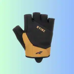 RYINZ Navy–Béžové Krátkoprsté Cyklo & Fitness Rukavice – Gelové, Prodyšné, Komfortní, Odběr Kladno