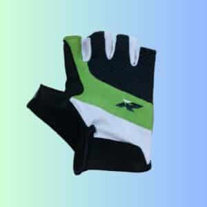 RYINZ Sportovní Cyklo & Fitness Rukavice – Černo-Zelené, Gelové Polstrování, Prodyšné, Odběr Kladno