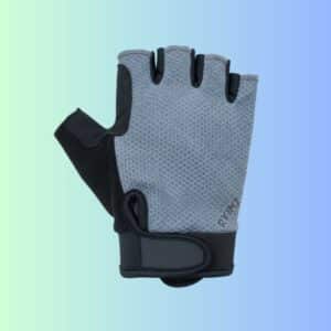 RYINZ Černo-Šedé Krátkoprsté Fitness & Cyklo Rukavice – Gelové, Odolné, Prodyšné, Odběr Kladno
